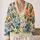 Colorful Vintage Garden Blooms for Everyday Layering and Weekend Outings for Women All-over Print Knitted Cardigan - 2