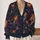 Gothic Halloween Pumpkins, Skeleton Hands and Roses for Autumn Layering Style Women All-over Print Knitted Cardigan - 2