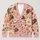 Ladybug Daisy Garden Motifs for Relaxed Everyday Layering, Women’s Whimsical Style All-over Print Knitted Cardigan - 1