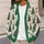 Christmas Tree Holiday Forest Motif for Cozy Winter Layering and Festive Gatherings All-over Print Knitted Cardigan - 5