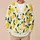 Lemon Motif Casual Layering Style for Autumn Outings and Everyday Women’s Wardrobe All-over Print Knitted Cardigan - 6