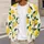 Lemon Motif Casual Layering Style for Autumn Outings and Everyday Women’s Wardrobe All-over Print Knitted Cardigan - 5