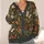 Vintage Butterfly Floral Motifs for Autumn Layering, Cottagecore Outings, and Gift Giving All-over Print Knitted Cardigan - 4