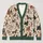 Vintage Dog Motif Everyday Layering Gift for Dog Lovers and Cozy Weekend Outings All-over Print Knitted Cardigan - 1