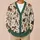 Vintage Dog Motif Everyday Layering Gift for Dog Lovers and Cozy Weekend Outings All-over Print Knitted Cardigan - 6