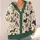 Vintage Dog Motif Everyday Layering Gift for Dog Lovers and Cozy Weekend Outings All-over Print Knitted Cardigan - 4