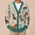 Dachshund Floral Canine Motif for Relaxed Everyday Layering and Dog Lover Style Charm All-over Print Knitted Cardigan - 6