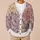 Muted Wildflower Blooms for Relaxed Everyday Layering, Weekend Style, and Travel Wear All-over Print Knitted Cardigan - 6
