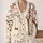 Romantic Heart Tree Swing Motif for Spring Layering and Everyday Date Outfits for Women All-over Print Knitted Cardigan - 2