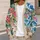 Colorful Floral Birds and Seated Couple Scene for Casual Spring Layering Women's Style All-over Print Knitted Cardigan - 5