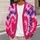 Pink Heart Burst Tie Dye Style For Casual Layering And Weekend Wear For Women All-over Print Knitted Cardigan - 5