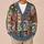 Handcrafted Heart Motifs for Romantic Everyday Layering and Casual Weekend Style All-over Print Knitted Cardigan - 6