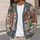 Handcrafted Heart Motifs for Romantic Everyday Layering and Casual Weekend Style All-over Print Knitted Cardigan - 5