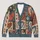 Handcrafted Heart Motifs for Romantic Everyday Layering and Casual Weekend Style All-over Print Knitted Cardigan - 1