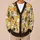 Vintage Honey Bee Honeycomb Motif for Relaxed Everyday Layering, Women's Casual Style All-over Print Knitted Cardigan - 6