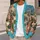 Mexican Colonial Cityscape for Resort Travel, Vacations, and Everyday Layering Style All-over Print Knitted Cardigan - 5