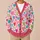 Multicolor Heart Motifs for Casual Vacation Layering, Women's Plus Size Cozy Style All-over Print Knitted Cardigan - 6