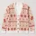 Red White Nordic Snowflakes for Cozy Holiday Layering and Winter Gatherings Style All-over Print Knitted Cardigan - 1