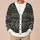 Monochrome Geometric Diamond Motifs for Casual Layering, Men's Vintage Everyday Style All-over Print Knitted Cardigan - 6