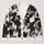 Monochrome Abstract Brushstrokes for Casual Layering and Everyday Streetwear Style Looks All-over Print Knitted Cardigan - 1