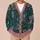 Goggle-Eyed Owls, Bats And Stars For Casual Layering And Cozy Dark Academia Style All-over Print Knitted Cardigan - 6