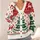 Christmas Tree Snowflake Holiday Motif for Cozy Winter Layering, Men's Festive Style All-over Print Knitted Cardigan - 4