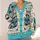 Raccoon Book Lover Geometric Nordic Style for Cozy Library Days and Casual Layering All-over Print Knitted Cardigan - 4