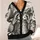 Moonlit Raccoon Duo Beneath Celestial Clouds for Relaxed Everyday Layering Style Wear All-over Print Knitted Cardigan - 4