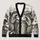 Moonlit Raccoon Duo Beneath Celestial Clouds for Relaxed Everyday Layering Style Wear All-over Print Knitted Cardigan - 1