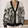 Moonlit Raccoon Duo Beneath Celestial Clouds for Relaxed Everyday Layering Style Wear All-over Print Knitted Cardigan - 2