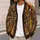African Mask Motifs For Weekend Getaways And Effortless Everyday Layering All-over Print Knitted Cardigan - 5