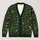 Berry Leaf Botanicals for Cozy Fall Layering and Outdoor Gatherings, Plus Size Women All-over Print Knitted Cardigan - 1