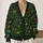 Berry Leaf Botanicals for Cozy Fall Layering and Outdoor Gatherings, Plus Size Women All-over Print Knitted Cardigan - 2