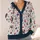 Christmas Rabbit Holiday Gift Box Snowflake Style For Women’s Winter Party Cheer All-over Print Knitted Cardigan - 4