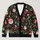 Cute Christmas Santa Faces And Holly For Cozy Holiday Gatherings, Women’s Festive Style All-over Print Knitted Cardigan - 1