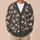 Dinosaur Mountain Raincloud Motifs for Cozy Autumn Layering and Casual Weekend Wear All-over Print Knitted Cardigan - 6