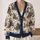 Halloween Haunted House Pumpkins and Bats for Festive Autumn Outings and Casual Layering All-over Print Knitted Cardigan - 2