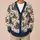 Halloween Haunted House Pumpkins and Bats for Festive Autumn Outings and Casual Layering All-over Print Knitted Cardigan - 6
