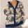 Halloween Haunted House Pumpkins and Bats for Festive Autumn Outings and Casual Layering All-over Print Knitted Cardigan - 4