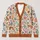 Whimsical Deer And Lollipop Autumn Motifs For Cozy Fall Outings And Everyday Wear All-over Print Knitted Cardigan - 1