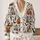 Gothic Tombstones, Bats And Jack-O-Lanterns For Halloween Evenings And Autumn Women All-over Print Knitted Cardigan - 2