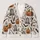 Gothic Tombstones, Bats And Jack-O-Lanterns For Halloween Evenings And Autumn Women All-over Print Knitted Cardigan - 1