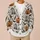 Gothic Tombstones, Bats And Jack-O-Lanterns For Halloween Evenings And Autumn Women All-over Print Knitted Cardigan - 6