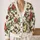 Winter Cardinal Holly Berries And Poinsettias For Festive Family Gatherings And Women All-over Print Knitted Cardigan - 2