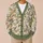 Blue Birds And Peach Blossoms For Spring Layering And Garden Days, Women’s Casual Style All-over Print Knitted Cardigan - 6