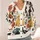 Black White Red Dog Lover Style For Cozy Spring Layering Everyday Casual Weekend Outfits All-over Print Knitted Cardigan - 4
