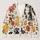 Black White Red Dog Lover Style For Cozy Spring Layering Everyday Casual Weekend Outfits All-over Print Knitted Cardigan - 1