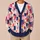 Abstract Watercolor Color Blocks for Colorful Everyday Layering and Modern Artistic Style All-over Print Knitted Cardigan - 6
