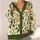 Winter Foliage, Stars And Citrus Motifs For Cozy Seasonal Layering, Women’s Style All-over Print Knitted Cardigan - 4