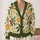 Winter Foliage, Stars And Citrus Motifs For Cozy Seasonal Layering, Women’s Style All-over Print Knitted Cardigan - 2